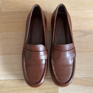 Jenni Kayne Croc Embossed Loafer